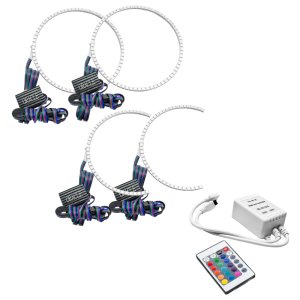 Dodge Dakota Headlight Halo Kit - ORACLE Lighting - SMD Chips + Simple Controller - ColorSHIFT - `05-`07